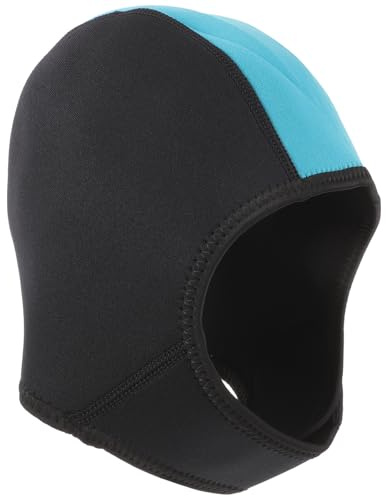 ULTECHNOVO Bonnet de Bain en Néoprène pour Adultes, Couverture de Plongée Confortable et Étanche, Serrage-tête Élastique Ambiance Estivale en Natation Extérieure