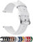 Fullmosa 12 Farben Uhrenarmband, Axus Serie Lederarmband Ersatz-Watch Armband mit Edelstahl Metall Schließe für Herren Damen 20mm Weiß
