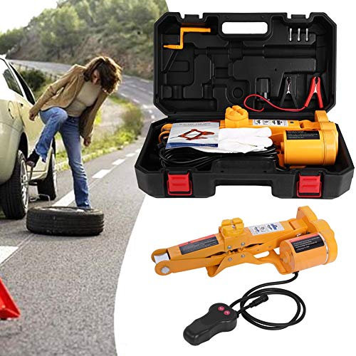 Cric Elettrico per Auto 2T/3T DC12V sollevatore per auto, Automatico Sollevatore Jack, Lift Elettrico Cric Sollevatore (2T)