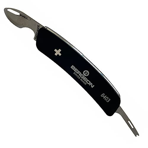 BUZZUFY Bergeon 8403 - Lame de poche avec barrette à ressort pour bracelets de montre, Moderne