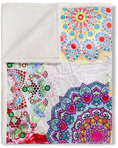 HIP Wohndecke, Kuscheldecke, Plaid Bindi 130x160cm Bunt