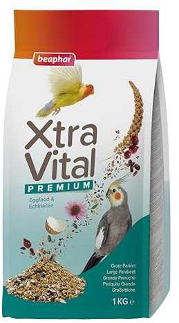 Beaphar - XtraVital Großsittich - All-in-One Premium Nahrung Für Großsittiche - 1 kg