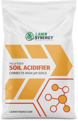 Soil Acidifier - pH Correction 90% Elemental Sulfur for Lawns, Blueberry Bushes, Hydrangeas, Vegetables, and Other Acid Loving Plants. (50 lbs.)