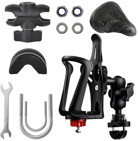 Juego de Soporte para Botellas de Bicicleta,Soporte para Bebidas con Botella de Agua Deportiva motivadora,marcadores de Tiempo,Botella Deportiva para Bicicleta