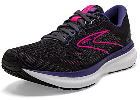 Brooks Damen Glycerine 19 Laufschuh, Black Ebony Pink, 38 EU