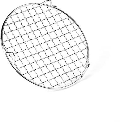 BeBeeQ Rundes Grillrost Grillnetz Edelstahl Grill Netze Mehrzweck Kühlgitter Kuchenkühlregal Brot Keks Trockennetz,165mm/6.5