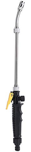 Buachois 2 in 1 Gießstab Tragbare Garten Hochdruck Wasserpistole, G3/8 Jet Bewässerungs Sprüher Bewässerungsstab für Garten Pflanzen und Rasen Bewässerung, Autowäsche, Terrasse und Haustier