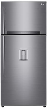 LG GTF744PZPED Frigorifero Doppia Porta, Classe E, 509l, Wi-fi, Door Cooling, Gestione Umidità,dispenser Acqua, Cassetto 0 Gradi, Fabbricatore Del Ghiaccio, Compressore Smart Inverter, Inox