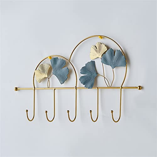 Nordic Metal Wall Hooks Wall Decor Butler Wall Bathroom Accessories (Color : A Size : 46.5 * 28cm) (A 46.5 * 28cm)