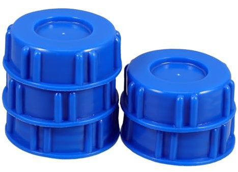 ABOOFAN De Plástico para Barril De 20 Tapa De Hdpe Azul 5 Piezas Tapa Sin Anillo para Almacenamiento De Agua De Lluvia y Líquidos Químicos Resistente y Duradera