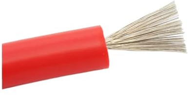 KEUQIXMR Cavo ad alta tensione unipolare in silicone da 18 AWG 15KV 20KV 10KV 17AWG 16AWG for accensione auto(10KV 1 meter,16 AWG)