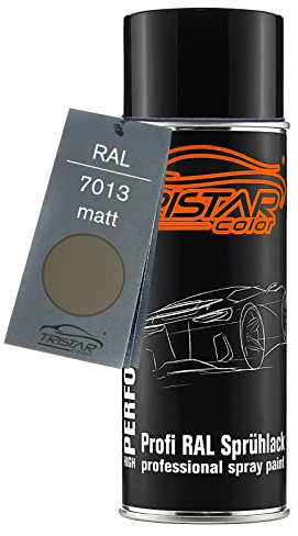 RAL 7013 Braungrau matt, lack-sprayburk - sprayburk 400 ml, snabbtorkande