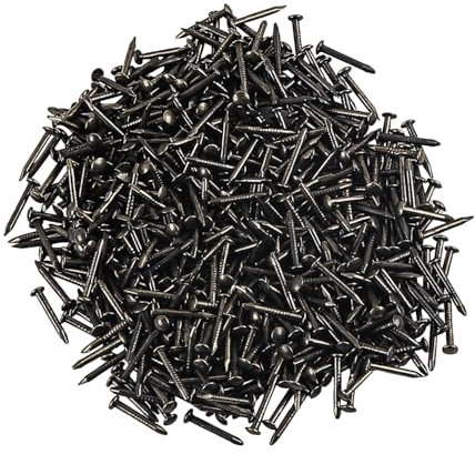 newlng Clavos Pequeños Tornillos Autorroscantes de Cabeza Redonda Madera Accesorios de Hardware Hechos a Mano Sujetadores 500PCS 1 X 10 mm Bronce