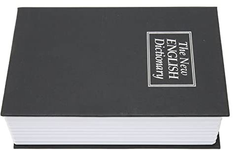 Livre Coffre Fort, Coffre Fort A Clef, Coffre-Fort Secret pour Livres avec boîte de Rangement Coffre Fort Discret pour clés, boîte de Rangement pour Argent, Bijoux cachés et cachés