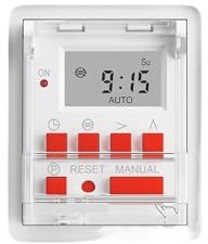 DEBLAN TM915T 85-265VAC Temporizzatore astronomico 30A for Il calcolo Automatico del'alba e del Tramonto in latitudine e longitudine (Color : with Bracket)