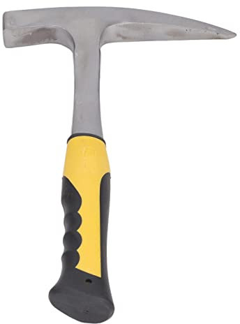Martillo de Ladrillo Exploración Geológica y Mineral Cabeza Puntiaguda Cabeza Puntiaguda Geológica Pico de Pato de Goma de Acero Amarillo Exploración Geológica Pico de Pato