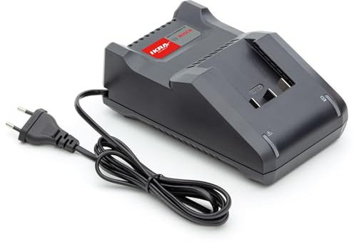IKRA Bosch 36V Akku Ladegerät Ladestation Typ AL 36V-20 mit LED Anzeige, kompatibel mit Allen Bosch 36V Geräten