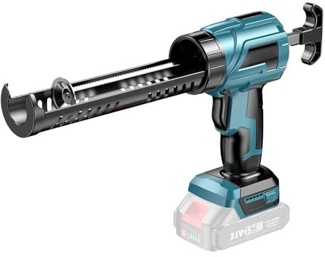 Electric Silicone Gun for M-Akita 18V Battery, 300ml Cartridges, Up to 3000N, 4 Speed, Anti-Drip, Cordless Glue Gun Tool for Sealing, Sealant (without Battery)