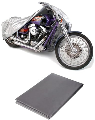 PARENCE.- Telo copri moto e bicicletta impermeabile 205x125 cm - Protezione esterna e interna resistente ai raggi UV, alla polvere e alle intemperie