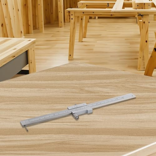 Jotekonoby Calibro per tracciare in metallo, 200 mm, con punta in metallo duro, strumento di misurazione di precisione per legno e metallo