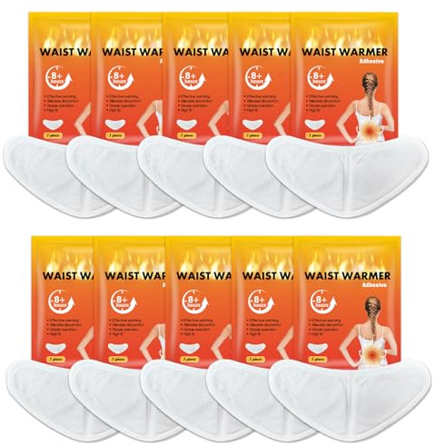 Pansements adhésifs auto-chauffants - 10 X Chauffe-épaules portables pour le cou et les épaules, coussin chauffant soulageant la douleur | Soulage l'inconfort de la taille, du dos, des muscles et de