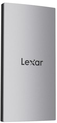 Lexar ES3 512GB SSD Esterno, SSD Portatile USB 3.2 Gen2, PSSD, Velocità di Lettura fino a 1050 MB/s e Scrittura fino a 1000 MB/s, Compatibile con iPhone 17, Mac, PS5, Xbox