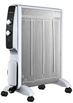 PURLINE MR2000W Stufa elettrica portatile pannelli radianti mica riscaldamento rapido a basso consumo 2000W con termostato