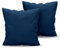 Kissenbezug 80x80 Dunkelblau 2er Set Mikrofaser Oeko-TEX Zertifiziert Dreamzie - Kissenbezüge 80x80 Weich