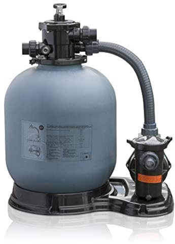Gre FS550 - Sandfilter für Pools mit Vorfilter, 10,6 m³/h, Leistung 800W, für freistehende, eingelassene oder Aufstellpools