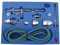 kit aerografo, G-186K Set Kit aerografo professionale a gravità a doppia azione multiuso con punta da 0,2 mm / 0,3 mm / 0,5 mm per artigianato artistico a spruzzo