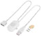 5-24V PIR USB IR Sensor Light USB Motion Sensor USB Pir Sensor with 120 Degrees Cone Angle Detecting Range for Corridors Bathrooms Basements Warehouses Garages(White)