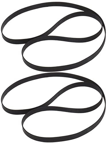 The Lord of the Tools 2 Stück Grammophon Plattenspieler Gürtel Phonographenriemen Antriebsriemen Schwarz Gummi Ersatzgürtel 5mm Breite, 270mm gefaltete Länge
