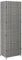 vidaXL Gartenschrank Geräteschrank Haushaltsschrank Aufbewahrungsschrank Beistellschrank Schrank Garten Balkon Grau 59x40x180cm Poly Rattan