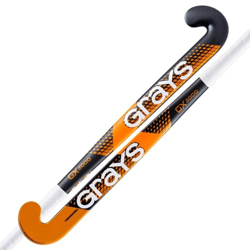 GRAYS Stick Hockey Hierba GX3000 Ultrabow MC Negro/Naranja (37.5)