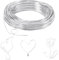 18 Gauge Craft Wire, 165Feet 1mm Jewellery Wire Aluminum Bendable Metal Florist Wire for Diy Floral Making Craft Supplies Christmas Wreath Making