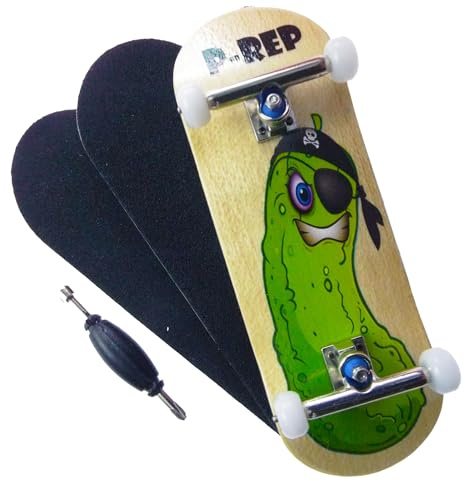 P-REP V2 Performance Complete Wooden Fingerboard - Series 5 Graphic (Pickle Pirate, 32mm x 97mm)