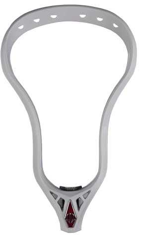 Epoch Lacrosse Wolf Athletics Tektonic Defense – Tête de crosse sans cordes pour joueurs de crosse pour hommes, nylon ultra rigide, pelle plate – Blanc