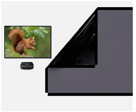 Pantalla de proyección, Pantalla de proyector casera 100 Pulgadas -150 16:9 T Prism UST ALR Tela Pantalla sin Marco para Cine en casa(120 Inch)