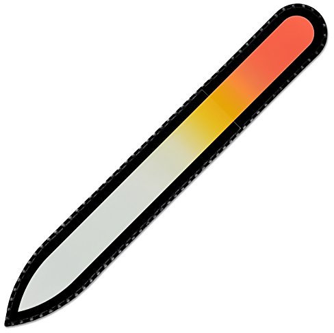 Mont Bleu Lima de uñas de cristal de color en estuche de terciopelo negro, vidrio templado checo auténtico, Garantía de por vida | Fabricado a mano en la República Checa