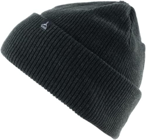 ALTIDUDE Merino Mütze - Hermit - Funktions Beanie Unisex - Strickmütze 100% Merino Liner Farbe Olive