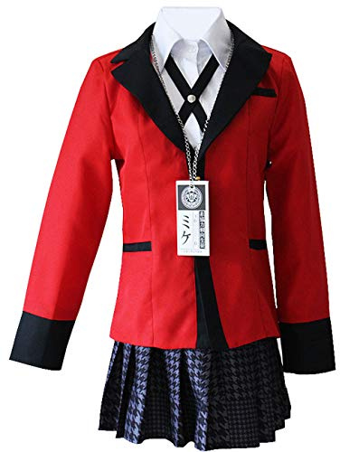 Yumeko Jabami Costume School Uniforms Anime Cosplay Party Full Set (X-Small)