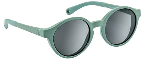 Béaba, Sonnenbrille für Kinder 2-4 Jahre, 100% UV-Schutz – CAT 3, Seitenschutz, optimaler Komfort, 360° verstellbare Bügel, Tropical Green