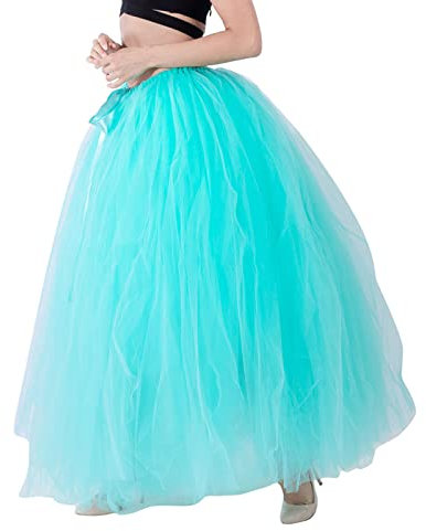 AMDOLE Lightning Deals of Today Prime Clearance Karneval Kostüm Damen Meer Kostüm Damen Schwarzer Tüllrock Karneval Kostüm Damen Tüllrock Tüllrock Weiß Glitzer Damen Schwan Kostüm Tüllrock Damen Blau