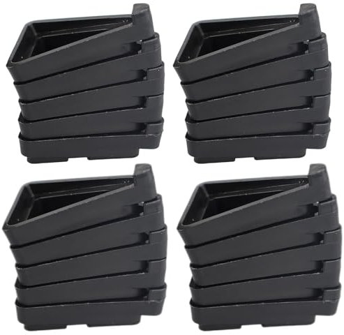 48 Pcs Plant Pot Feet Invisible Flower Risers Triangle Toes Stand for Indoor Outdoor Lifters Supports Terracotta Pots Small Large Black
