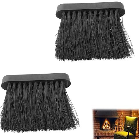 2 la pulizia del camino, attrezzatura per la decoking, scopa di ricambio per posate da camino, spazzole in plastica, utensili per la pulizia dei pavimenti, spazzole per utensili da camino