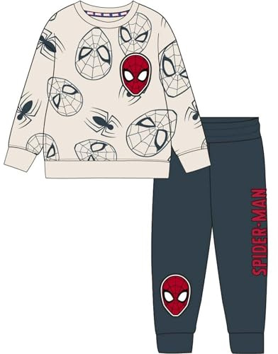 Survêtement Spiderman en coton pour enfants, ensemble confortable et doux pour un usage quotidien/Vêtements de sport pour enfants Spiderman/Taille 5 ans