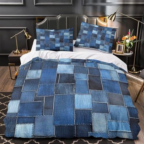 TBZXEEWOE Sagoma di cervo copripiumino Set di Biancheria da Letto morbida motivo 3D con federe per cuscini incluso federe Set Di Copripiumino for coppie e adulti Double（200x200cm）