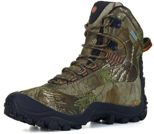 Manfen Men's Thermator Mid-Rise Waterproof Hiking Boots Trekking Outdoor Boots Camouflage, 9