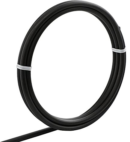 Wazakura Alambre para Entrenamiento Bonsai en Aluminio 6mm 150g Hecho en Japón, Alambre Japonés para Bonsai para la Modelación de Ramas y Troncos - Negro(6.0mm)