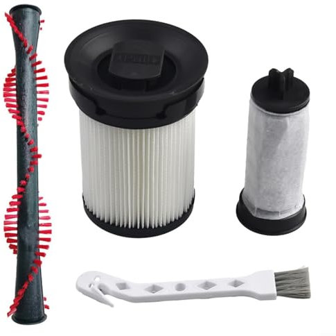 Sileduove 1 Hauptrollbürste, 2 Filter, 1 Reinigungsbürste 9178017731 für Mi-Ele Triflex HX1 Serie, HX1 Pro, Triflex HX1 Cat&Dog, Triflex HX1 Select